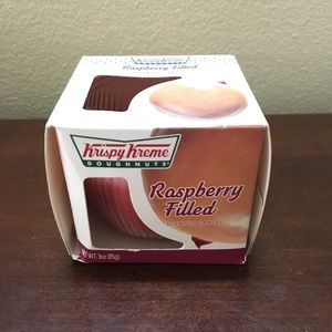 Candle: Krispy Kreme Raspberry Filled Donut scent